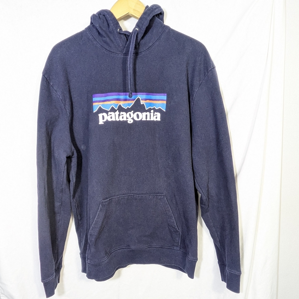 Men's Patagonia Risal Hoodie, Navy, Activewear, Streetwear, Sz XXL